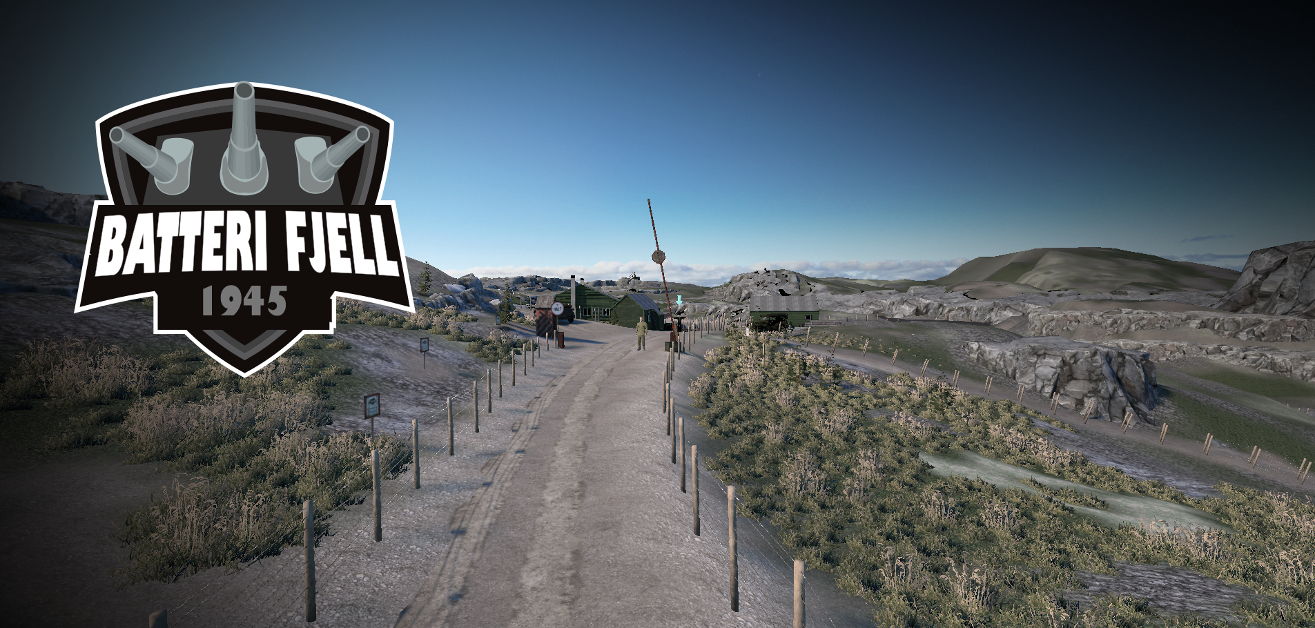 Bilde fra VR-spillet, Batteri Fjell
